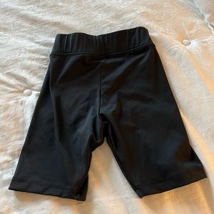 Adidas biker shorts in XS (made from plastic)